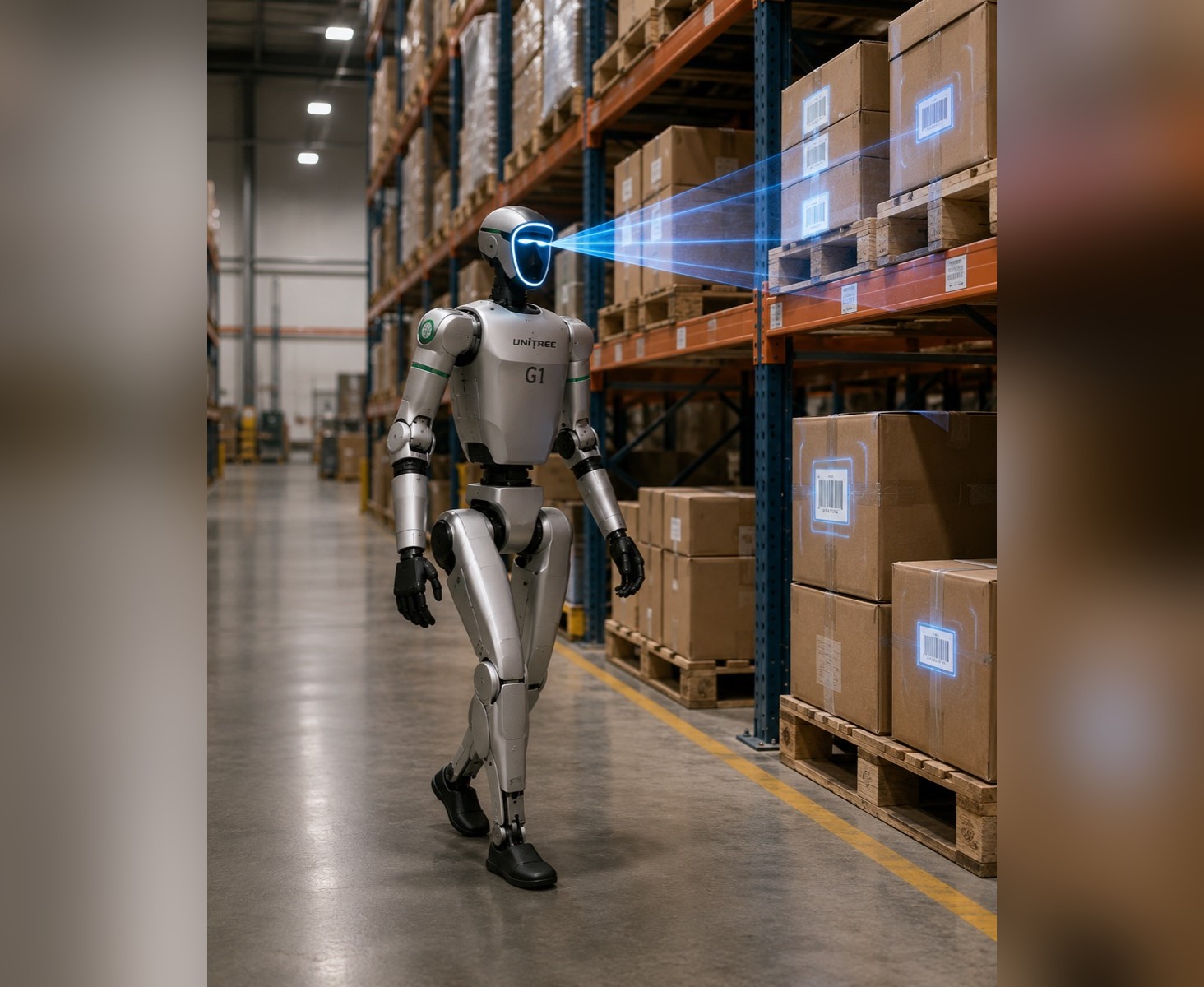 Facility Inspection, robot patrolling a site
