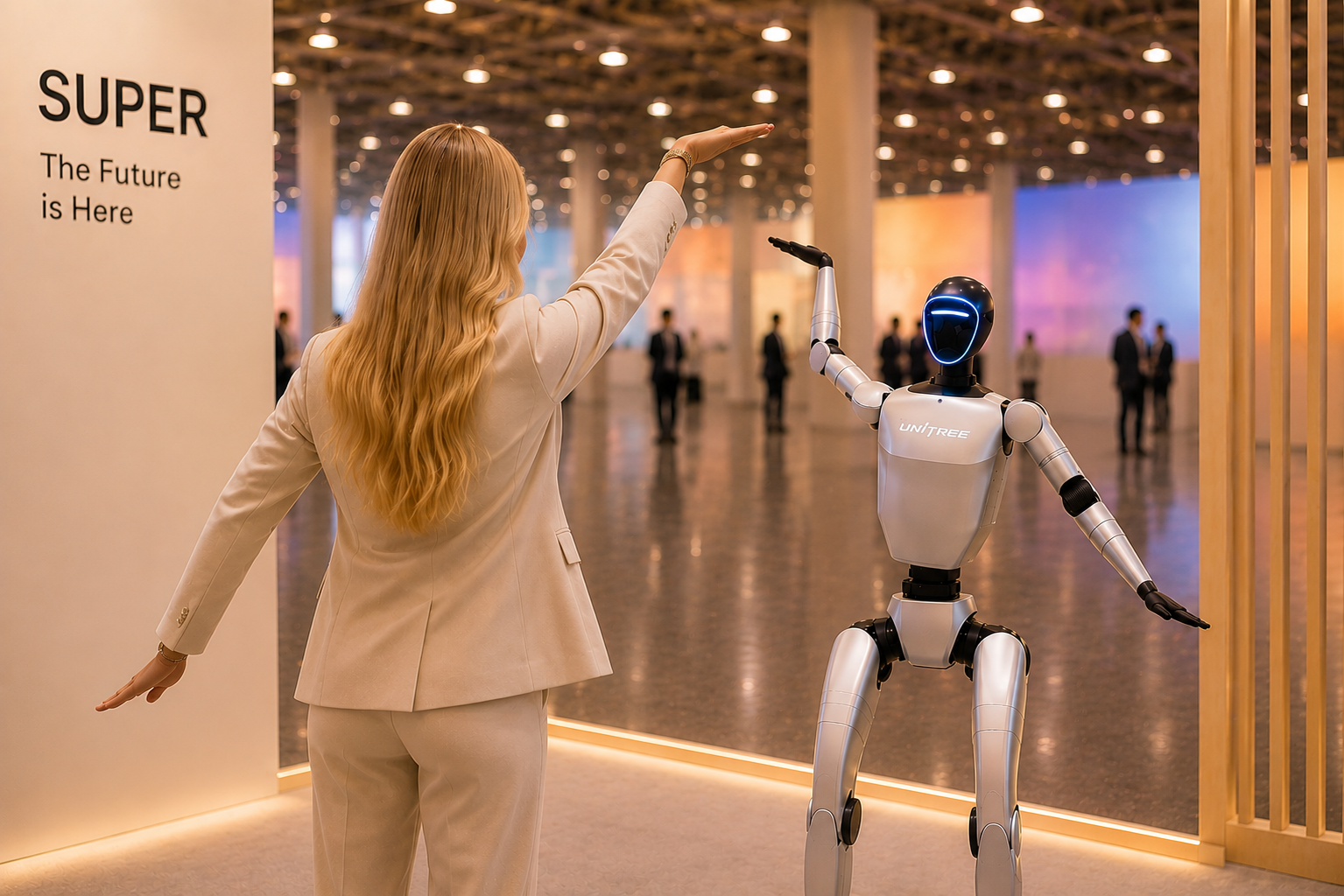 Mirror Booth — visitor mirroring robot